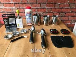 2 Group Espresso Machine Bundle with Grinder, Accessories & Packaging- nearly new