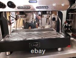 2 Group Star' Espresso machine, Model'MIN2E' w. Large 14lt boiler. Croydon CR0