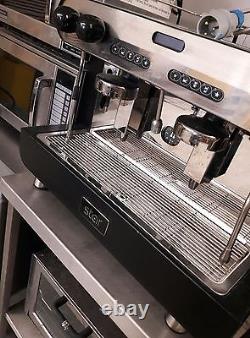2 Group Star' Espresso machine, Model'MIN2E' w. Large 14lt boiler. Croydon CR0