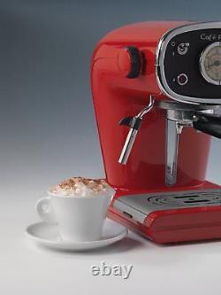 Ariete 1389/14 Vintage Espresso Coffee Machine 1 Liter Water Tank 15 bar Red