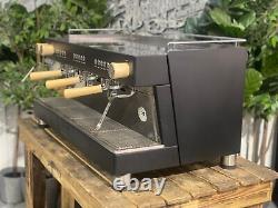 Ascaso Barista Pro 3 Group Black & Timber Espresso Coffee Machine Commercial Caf