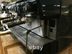 Astoria Espressimo 3 Group Black And Metallic Grey Espresso Coffee Machine Cafe