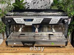 Astoria Plus 4 You Ts 3 Group High Cup Black Espresso Coffee Machine Commercial