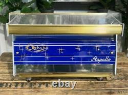 Astoria Rapallo 2 Group Blue & Gold Espresso Coffee Machine Commercial Cafe