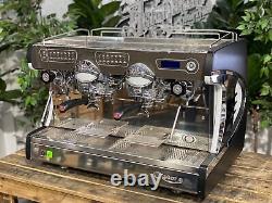 Astoria Sabrina 2 Group Black Espresso Coffee Machine Commercial Cafe Latte Bar