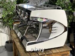 Astoria Sabrina 3 Group White Espresso Coffee Machine Commercial Cafe Wholesale