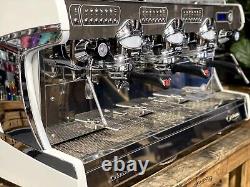 Astoria Sabrina 3 Group White Espresso Coffee Machine Commercial Cafe Wholesale