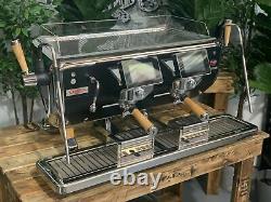 Astoria Storm 2 Group Black And Timber Brand New Espresso Coffee Machine Cafe