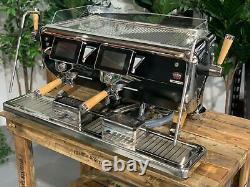 Astoria Storm 2 Group Black And Timber Brand New Espresso Coffee Machine Cafe