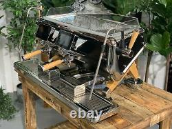 Astoria Storm 2 Group Black And Timber Brand New Espresso Coffee Machine Cafe