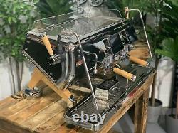 Astoria Storm 2 Group Black And Timber Brand New Espresso Coffee Machine Cafe