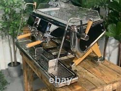 Astoria Storm 2 Group Black And Timber Brand New Espresso Coffee Machine Cafe