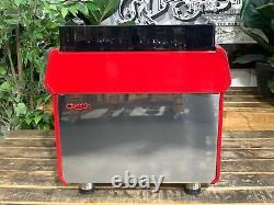 Astoria Tanya 2 Group Compact Red Espresso Coffee Machine Commercial Cafe