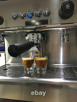 BRAND NEW Iberital IB7 2 Group WHITE Espresso Coffee Machine EXC VAT