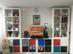 BRAND NEW Iberital IB7 2 Group WHITE Espresso Coffee Machine EXC VAT