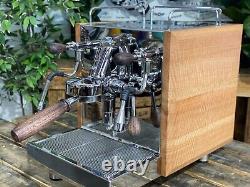 Bezerra Duo Mn Full Custom Timber 1 Group Demo Espresso Coffee Machine Domestic