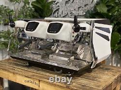 Bfc Aviator 2 Group Custom White Espresso Coffee Machine