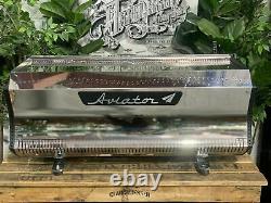 Bfc Aviator 3 Group Black & Stainless Espresso Coffee Machine Commercial Cafe