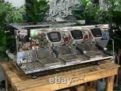 Bfc Aviator Electronic 3 Group Black Stainless Espresso Coffee Machine Cafe Bar