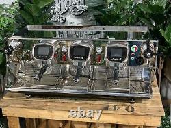 Bfc Aviator Electronic 3 Group Black Stainless Espresso Coffee Machine Cafe Bar