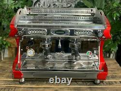 Bfc Lira 2 Group Red Espresso Coffee Machine Commercial Cafe Barista Wholesale