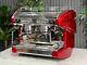 Bfc Lira Compact 2 Group Espresso Coffee Machine Red Commercial Cafe Cappuccino