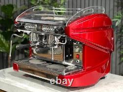 Bfc Lira Compact 2 Group Espresso Coffee Machine Red Commercial Cafe Cappuccino