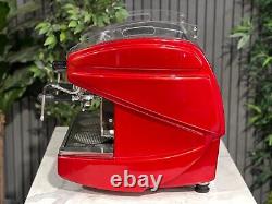 Bfc Lira Compact 2 Group Espresso Coffee Machine Red Commercial Cafe Cappuccino