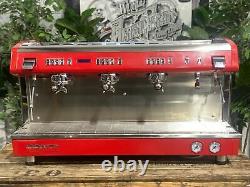 Boema Conti X-one Tci 3 Group Red High Cup Espresso Coffee Machine Commercial