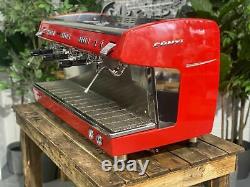 Boema Conti X-one Tci 3 Group Red High Cup Espresso Coffee Machine Commercial