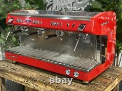 Boema Conti X-one Tci 3 Group Red High Cup Espresso Coffee Machine Commercial