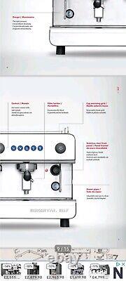 Brand new IBERITAL IB7 COMPACT 2 GROUP COFFEE espresso MACHINE