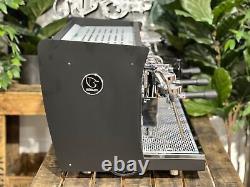 Brugnetti Guilia 3 Group Brand New Black Espresso Coffee Machine Commercial Cafe