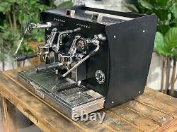 Brugnetti Guilia Manufactum 2 Group Black Espresso Coffee Machine Commercial Caf