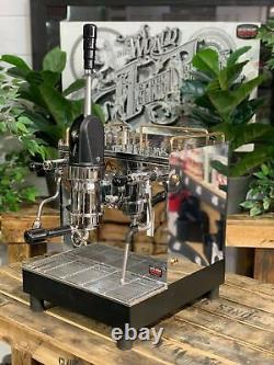 Brugnetti Lever 1 Group Stainless & Gold Espresso Coffee Machine Commercial Cafe