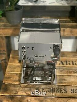 Brugnetti Simona 1 Group Stainless Steel Brand New Espresso Coffee Machine Home