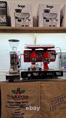 C. M. A. Sibilla 2 Group Commercial Espresso Coffee Machine Refurbished Rare