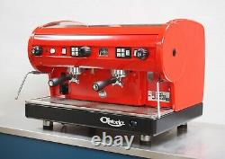 CMA Astoria 2 Group Lisa Bold Lipstick Red Coffee Espresso Machine- Simply WOW