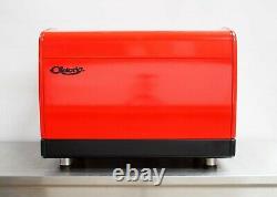 CMA Astoria 2 Group Lisa Bold Lipstick Red Coffee Espresso Machine- Simply WOW