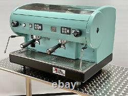 CMA Astoria 2 Group Lisa Coffee Espresso Machine Beautiful Duck Egg Blue