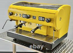 CMA Astoria 2 Group Lisa Coffee Espresso Machine Bright & Bold Yellow
