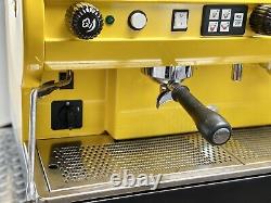 CMA Astoria 2 Group Lisa Coffee Espresso Machine Bright & Bold Yellow