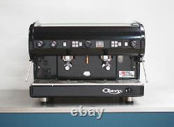 CMA Astoria 2 Group Lisa Coffee Espresso Machine Deep Lustrous Black