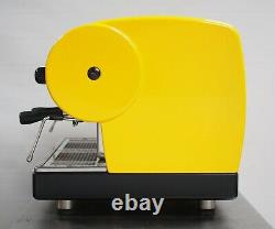 CMA Astoria 2 Group Lisa Coffee Espresso Machine Groovy Vibrant Yellow