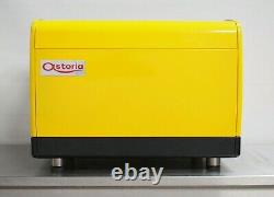 CMA Astoria 2 Group Lisa Coffee Espresso Machine Groovy Vibrant Yellow