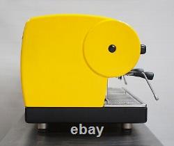 CMA Astoria 2 Group Lisa Coffee Espresso Machine Groovy Vibrant Yellow