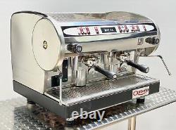 CMA Astoria 2 Group Marisa Coffee Espresso Machine Gleaming Stainless Steel