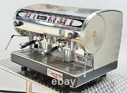 CMA Astoria 2 Group Marisa Coffee Espresso Machine Gleaming Stainless Steel