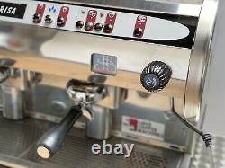 CMA Astoria 2 Group Marisa Coffee Espresso Machine Gleaming Stainless Steel