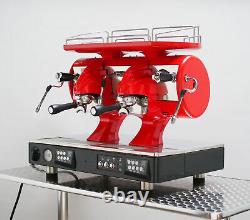 CMA Astoria 2 Group Sibilla Coffee Espresso Machine Cherry Red
